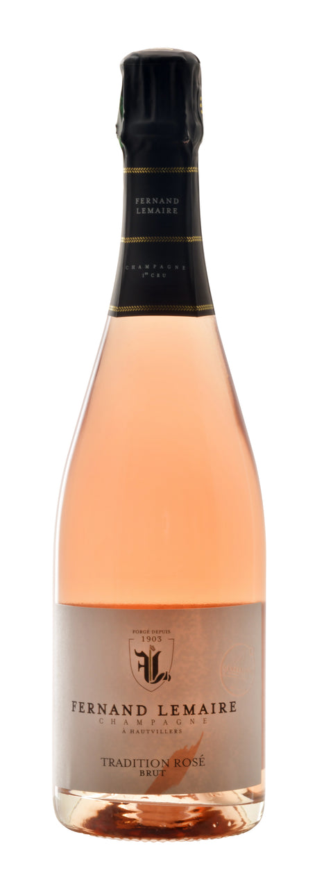 Rosé Brut 1’er Cru, Fernand Lemaire, Hautvilliers, Vallée de la Marne Champagne 2019