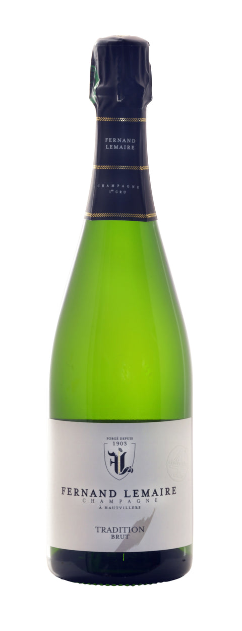 Brut Tradition 1’er Cru, Fernand Lemaire, Hautvilliers, Vallée de la Marne Champagne 2020