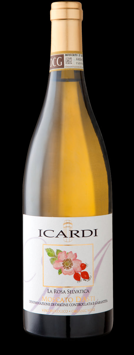La Rosa Salvatica, Moscato d'Asti, Icardi, Piemonte, Italien 2021